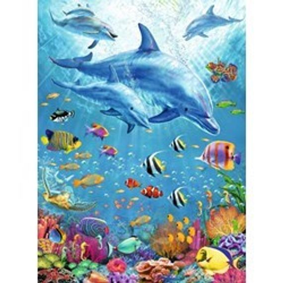 Puzzle Pod of Dolphins 100 pcs