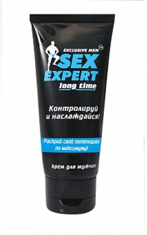 Крем пролонгатор &quot;Long time&quot; серии &quot;Sex Expert&quot; для мужчин 40г (Цвет: белый)