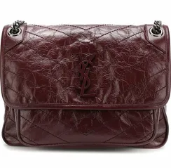 Сумка Saint Laurent Niki Medium бордовый