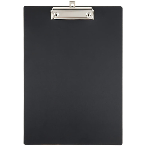 Планшет с зажимом СТАММ А4, 1000 мкм, пластик, черный