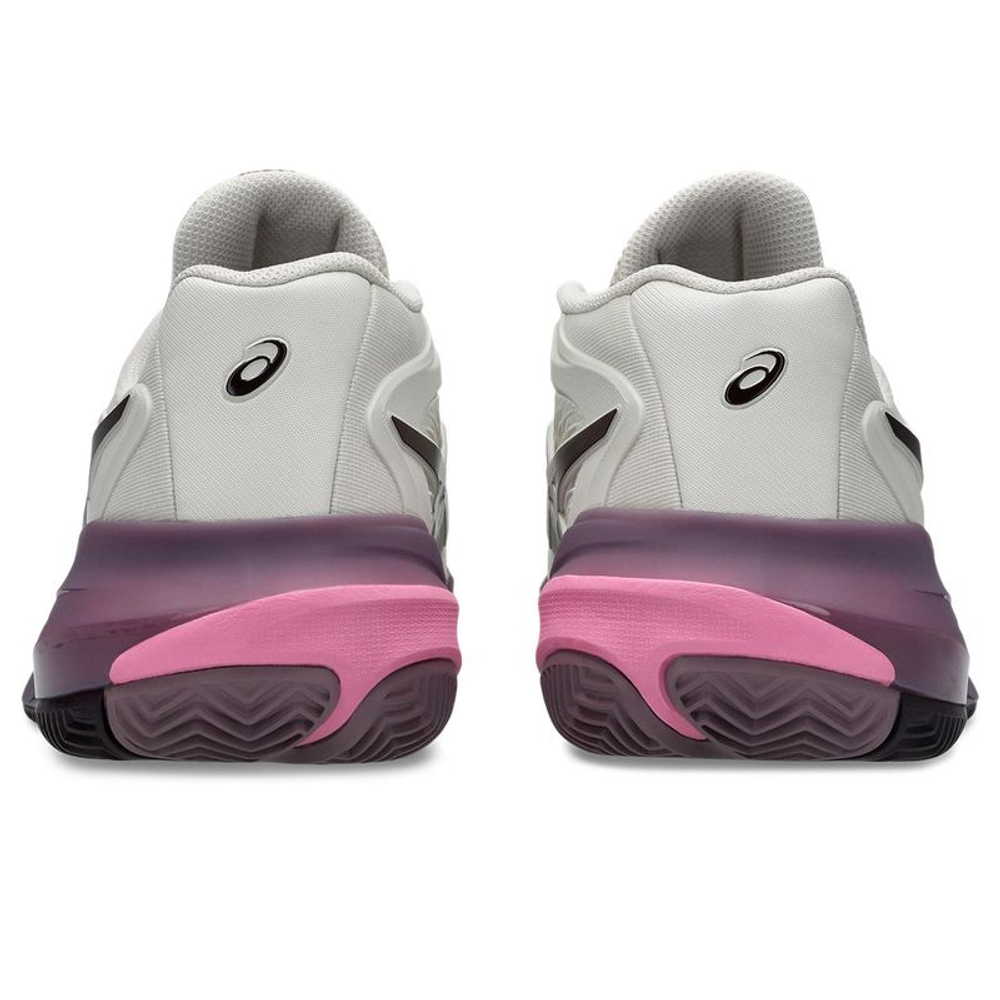Женские теннисные кроссовки Asics Gel-Resolution X Clay - soft oat/dark aubergine