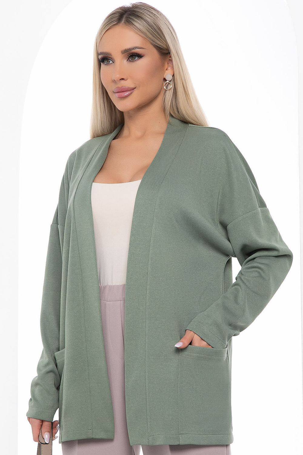 Кардиган "Анника" (олива) Б9013 LT Collection