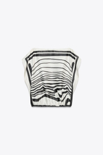 Топ с принтом zw collection