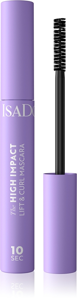 IsaDora 10 Sec High Impact Lift & Curl - Подкручивающая и разделяющая тушь для ресниц, 9 ml