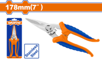 Ножницы электрика 178 мм (12/72) WADFOW WSX1617