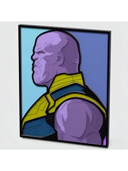 3D Картина по номерам из дерева Танос, 23x30 см