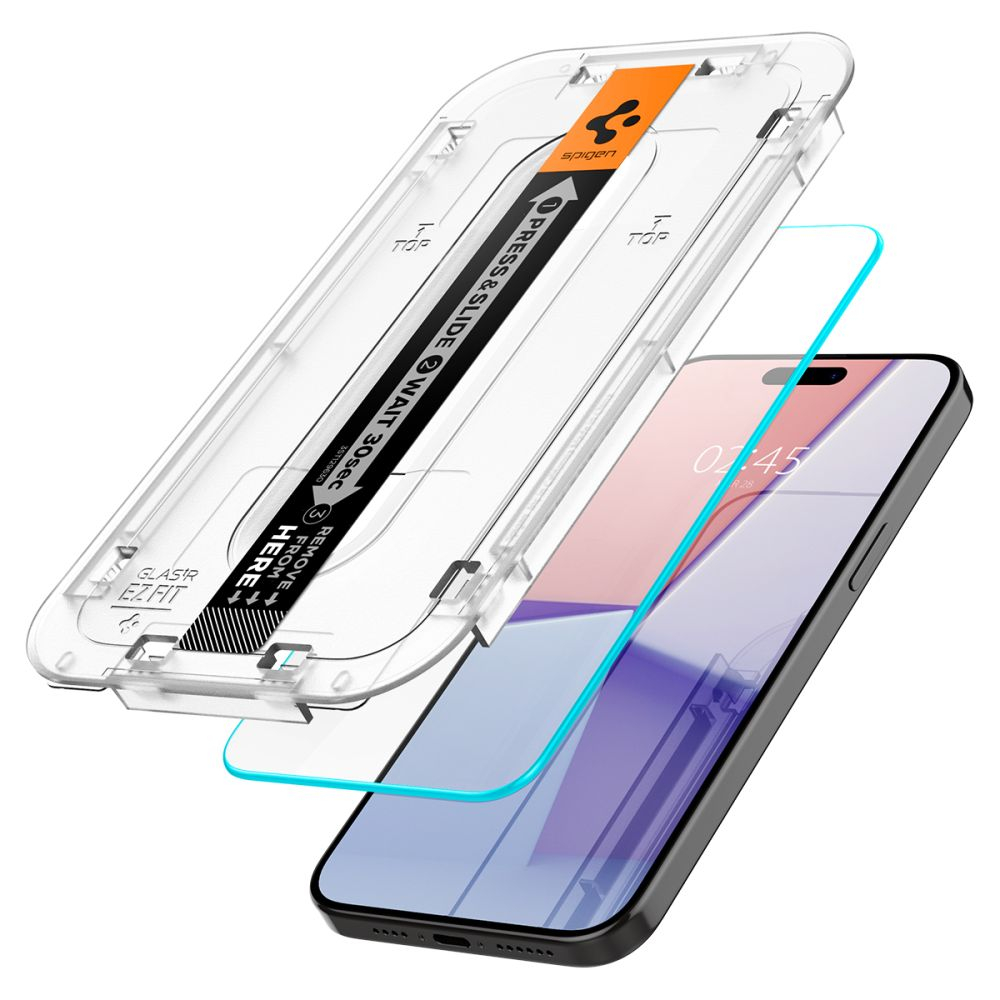 Стекло Spigen GLAS.TR 2-PACK iPhone 15 PRO CLEAR
