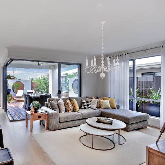 Подвесная люстра Arte Lamp A1129LM-7WH