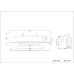 Настенный светодиодный светильник Favourite Magestic 4110-1W