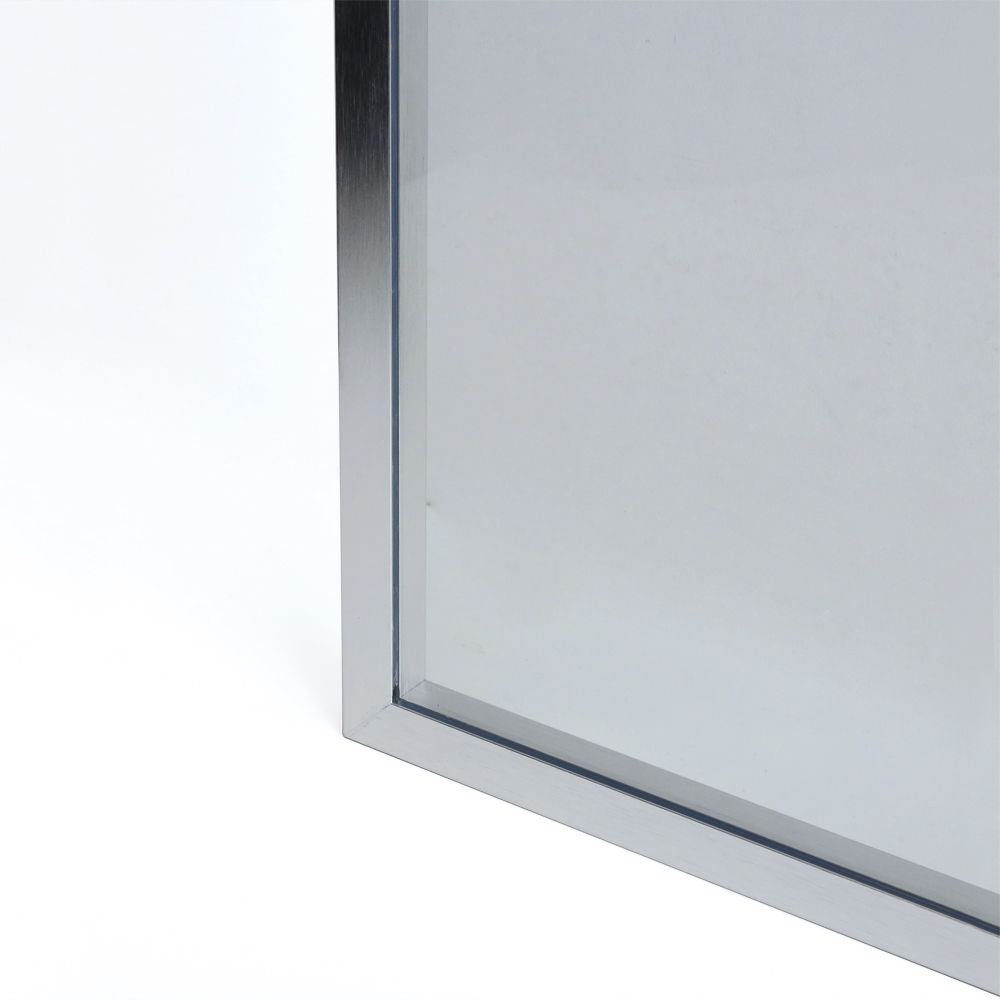 Алюминиевый рамочный профиль для фасадов, Серебро матовое, купить с доставкой, Казахстан