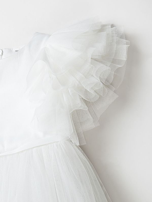 Платье из фатина с пышной юбкой 