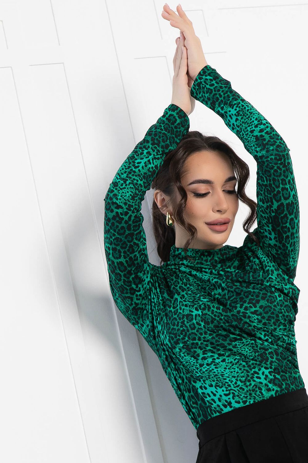 Лонгслив Тайна сердца (зеленый) Б12925-7М LT Collection