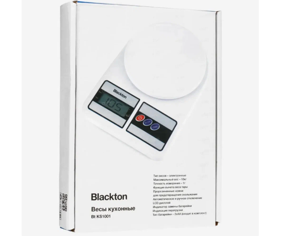 Весы кухонные Blackton Bt KS-1001