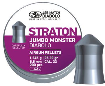 Пули JSB Straton Jumbo Monster Diabolo 1,645 г. 5,5 мм. (200 шт.)