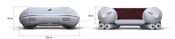 Надувной катамаран Ротан 660