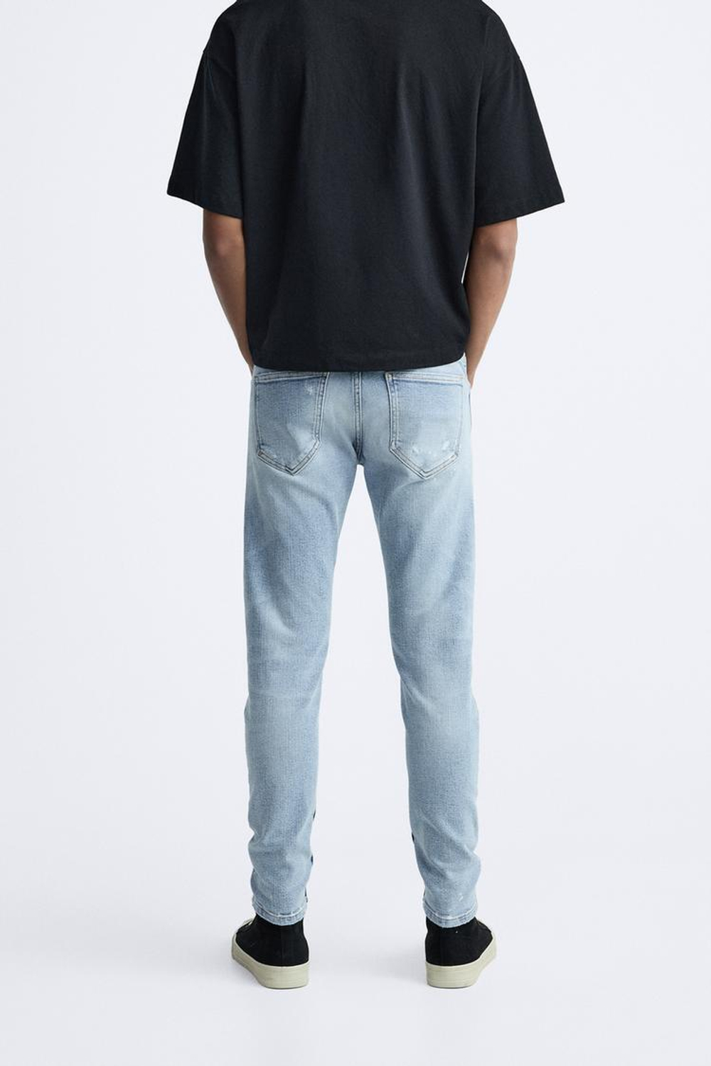 ZARA ДЖИНСЫ SKINNY FIT, СИНИЙ