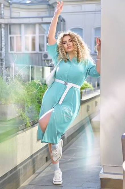 Платье-рубашка УК-6087-5 Fabrika