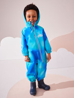 Комбинезон непромокаемый с капюшоном для мальчика Next Q53-251, Голубой, Синий