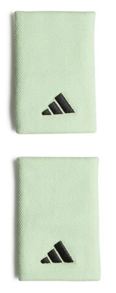 Напульсник теннисный Adidas Tennis Wristband L (OSFM) - semi green spark/black