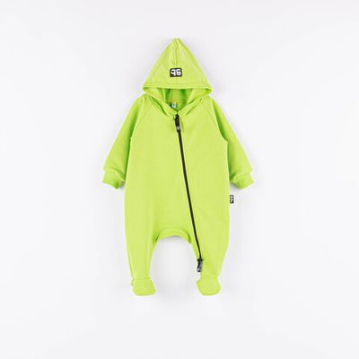 Bb team lightweight jumpsuit 0-3 months - Lime