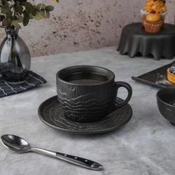 Чайная пара 300 мл d 9,7 см h7,9 см Black Raw Wood P.L. Proff Cuisine [6]