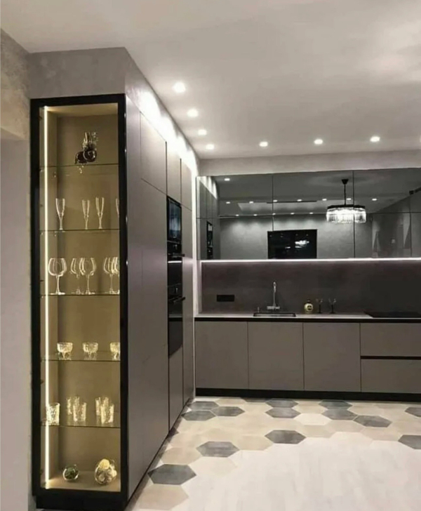 Примеры современных кухонь в дизайне из интернета