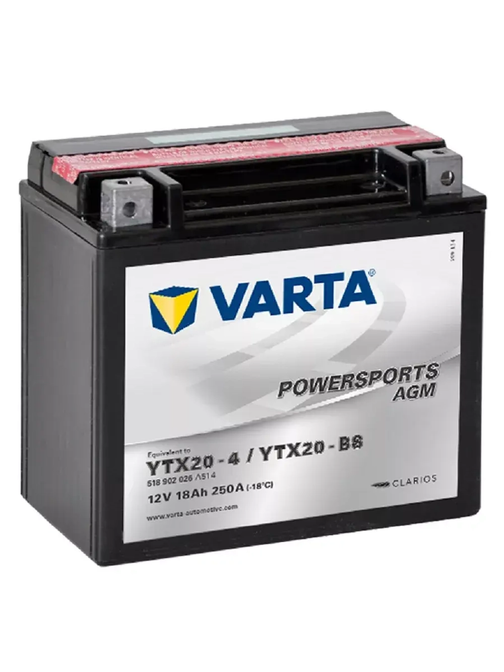 Аккумулятор Varta AGM YTX20-BS