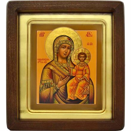 Смоленская икона Божией Матери писаная. 26 х 31 см