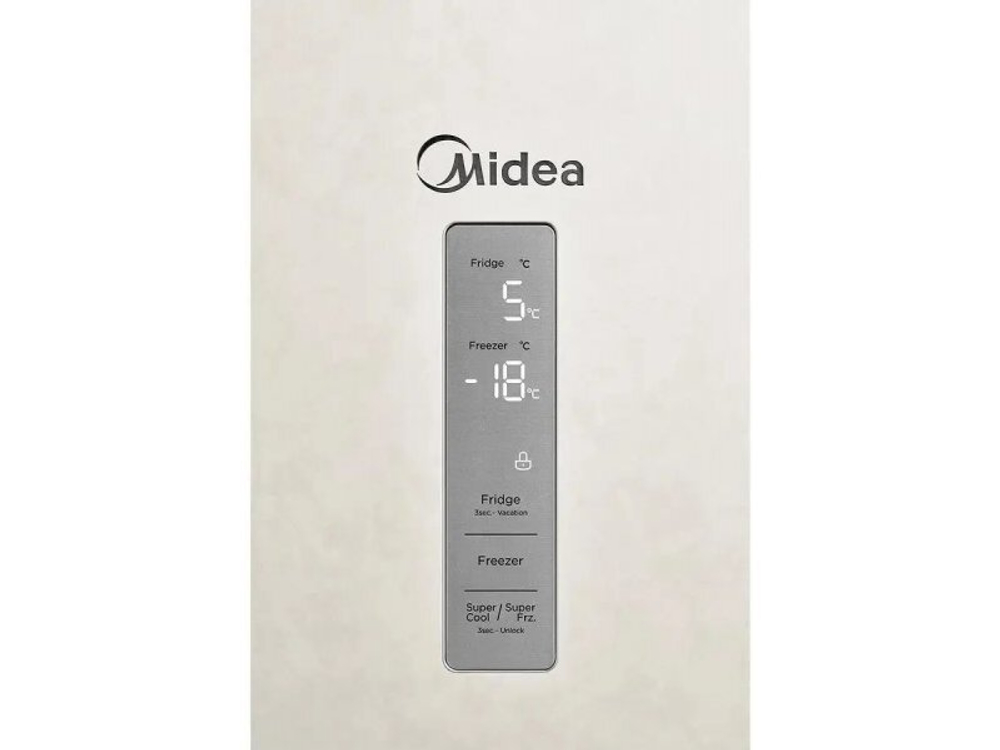 Холодильник Midea MDRB470MGF33O Full No Frost бежевый
