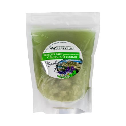 Пена для ванн с морской солью "Царская бухта" с ароматом крымских трав