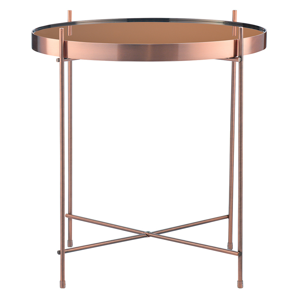 Столик josen, D43 см, медный