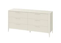 Комод Type 6 ящиков ширина 170 см (молочный)