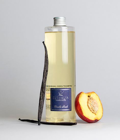 Vanilla Peach, наполнитель для ароматического диффузора, Euthalia Fragrances