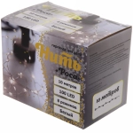 Гирлянда для дома НИТЬ «Роса» 10 м 100 ламп LED, 8 реж,IP-20, Белый