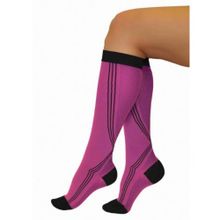 Гольфы Tonus Elast 0401 Active противоварикозные, 1 класс размер 2, рост 158-170 см, розовый/черный