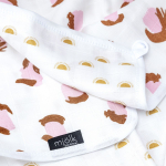 Муслиновое лёгкое одеяло Mjölk Леопард, уценка