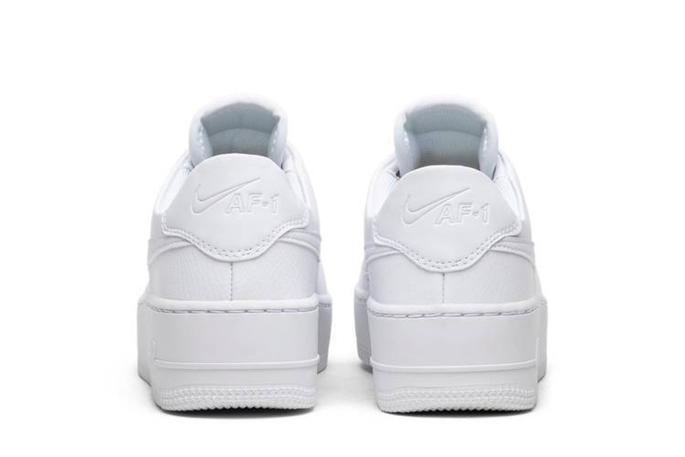 Кроссовки Nike Air Force 1 Sage Triple White (W) (Женская размерная сетка)