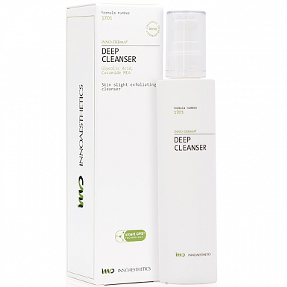INNO-DERMA Deep Cleanser/ Гель с гликолевой кислотой для глубокого очищения