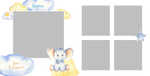 PSD-Шаблон фотокниги "Elephant"