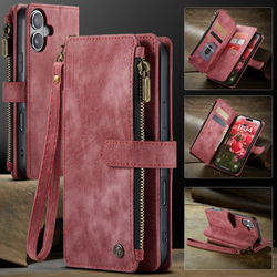 Многофункциональный чехол-кошелек CaseMe 3 in 1 Matte Wallet для iPhone 17