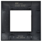 Рамка 1-м SKANDY SK-F01Bl черн. IEK SK-M12-K02
