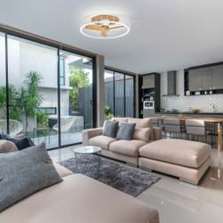 7809 Люстра потолочная-вентилятор NATURE