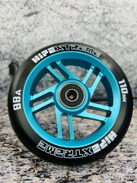 Колесо HIPExtreme H5 110*24 мм, голубой/черный