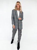 Жакет серый в клетку Серый 7