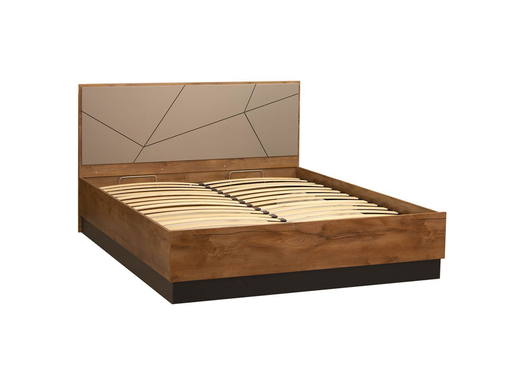 Кровать Гамма с ортопедическим основанием 54.16 Таксония/Грей