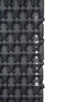 Коврик надувной односпальный Naturehike FC10, серый (NH19Z001-P)