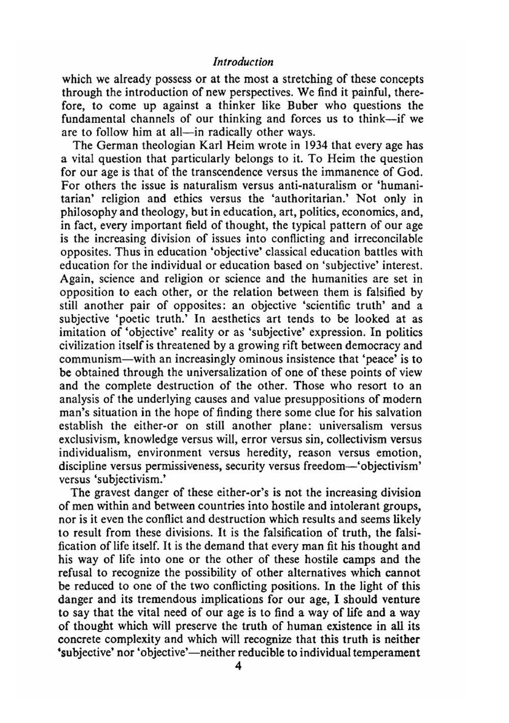 Martin Buber. The life of dialogue | Maurice S. Friedman