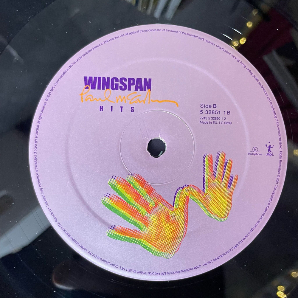 Винтажная виниловая пластинка LP Сборник Paul McCartney Wingspan Hits And History (UK 2001) Band On The Run