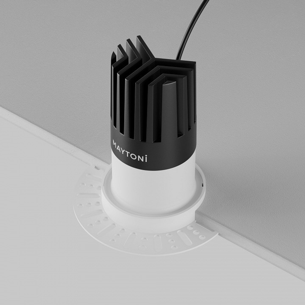 Встраиваемый светильник Maytoni Technical Dip DL122-15W-4K-TRS-W