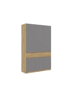 Шкаф для одежды распашной с полками 150х51х236 см Бостон